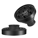 Difusor plegable para secador, negro