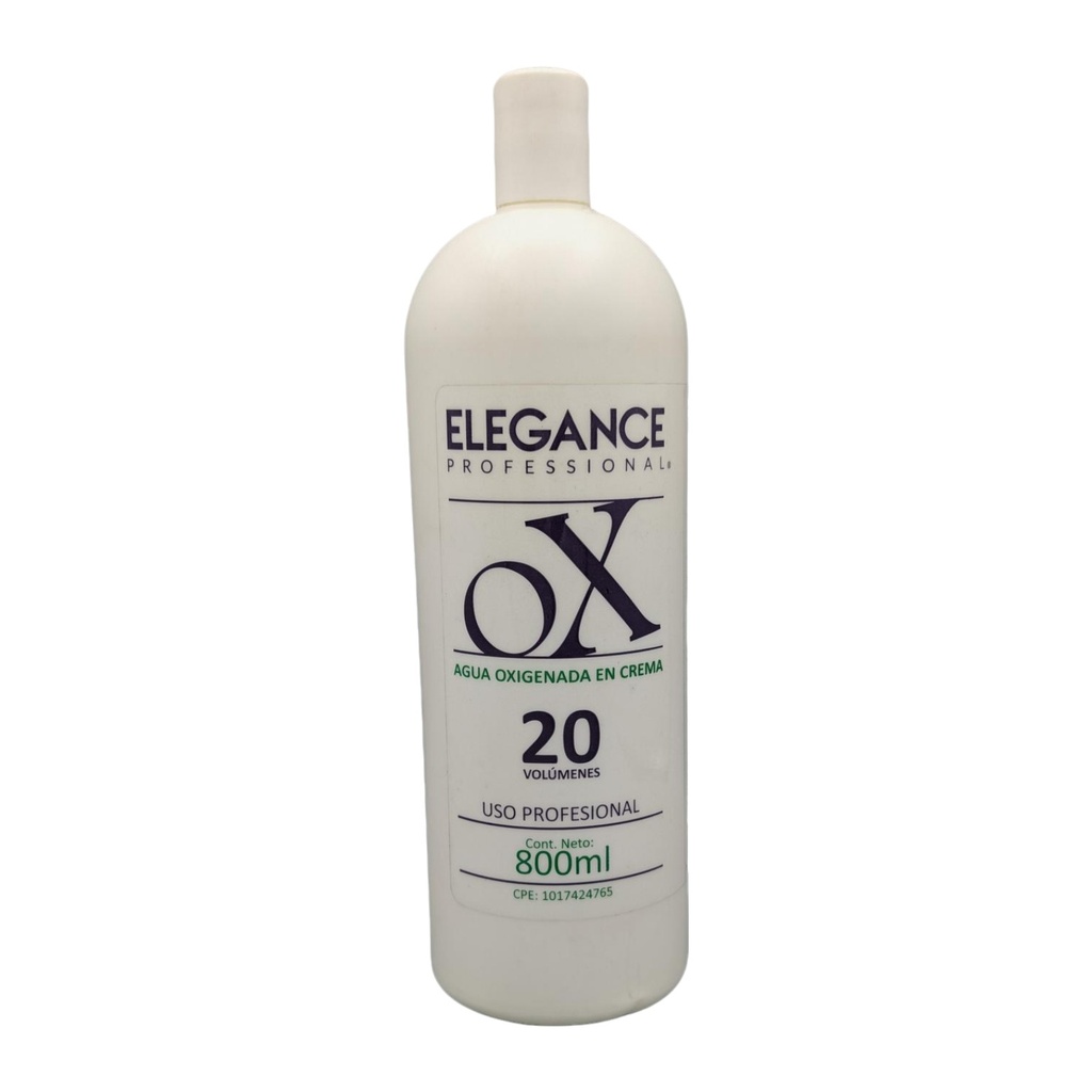 Agua oxigenada Elegance Vol. 20, 800ML