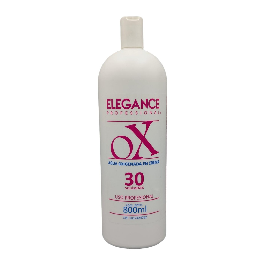 Agua oxigenada Elegance Vol. 30, 800ML