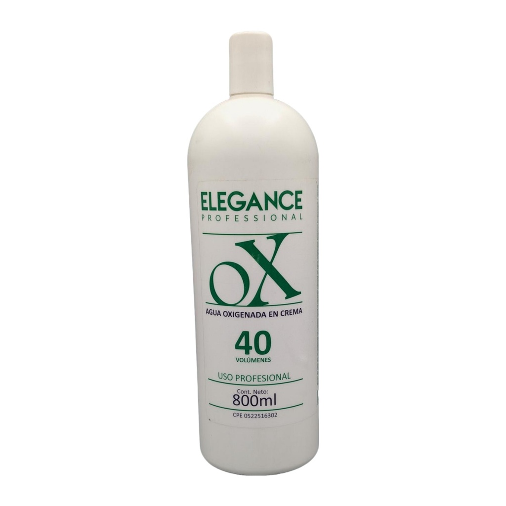 Agua oxigenada Elegance Vol. 40, 800ML