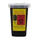 Guardian de hojillas negro - depósito de hojillas usadas