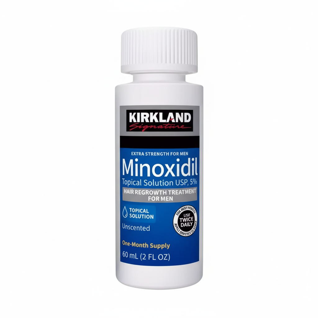 Minoxidil KirKland 5%, 60ml detallado