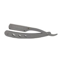 navaja metal plateado