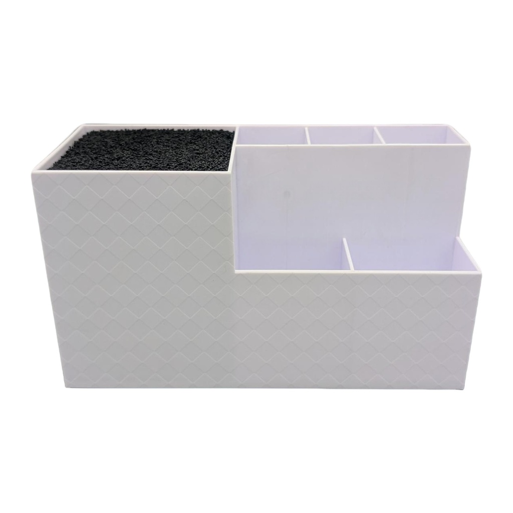 Organizador de tijeras/peines, blanco sin diseño