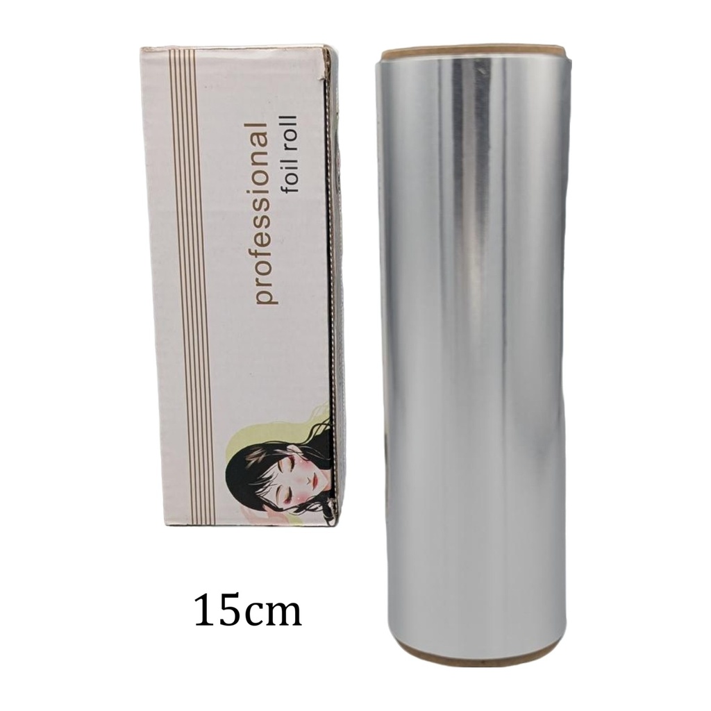 Papel Aluminio para mechas, Ancho: 15cm. / 10mtrs
