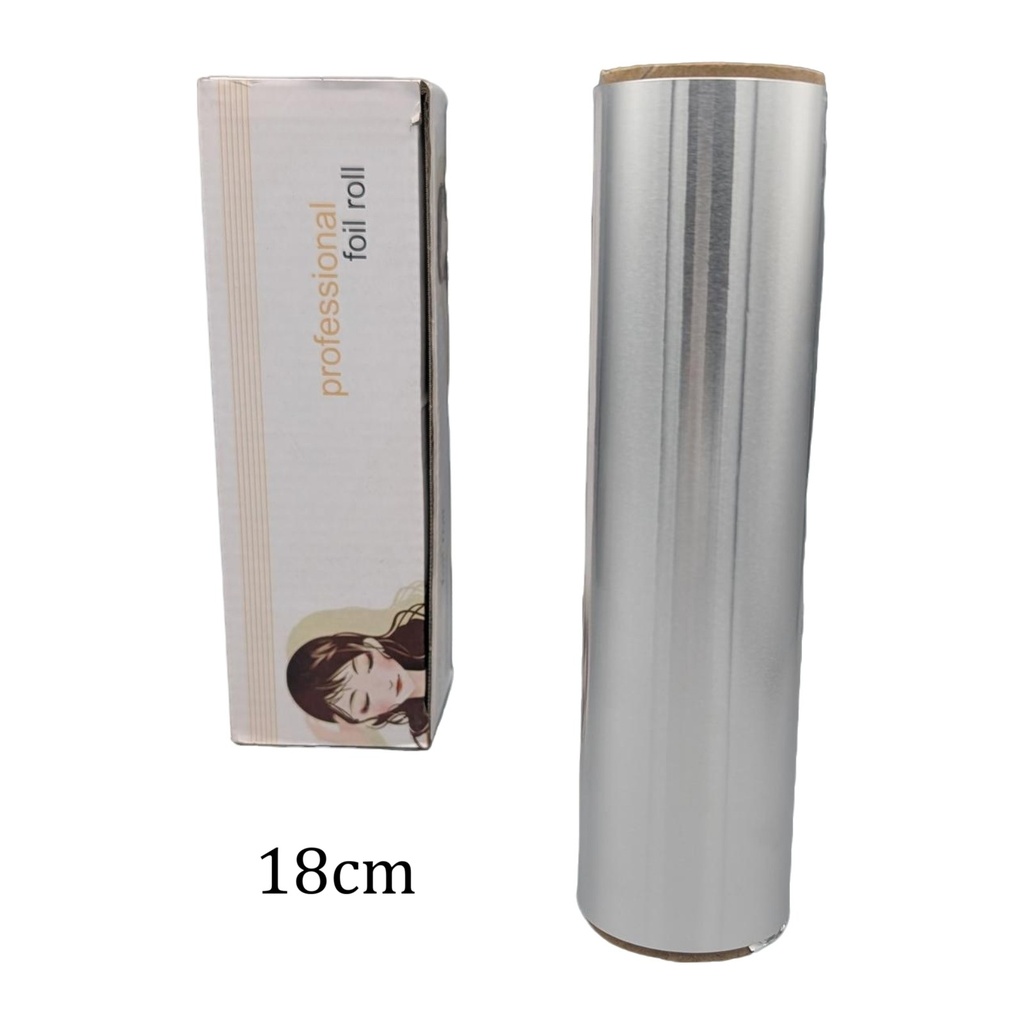 Papel Aluminio para mechas, ancho: 18cm. / 12Mtrs