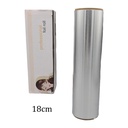 Papel Aluminio para mechas, ancho: 18cm. / 12Mtrs