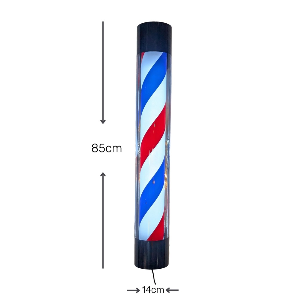 Poste de Barberia 85cm Clasico