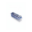 Set de guias metal con organizador 8pz,  Azul
