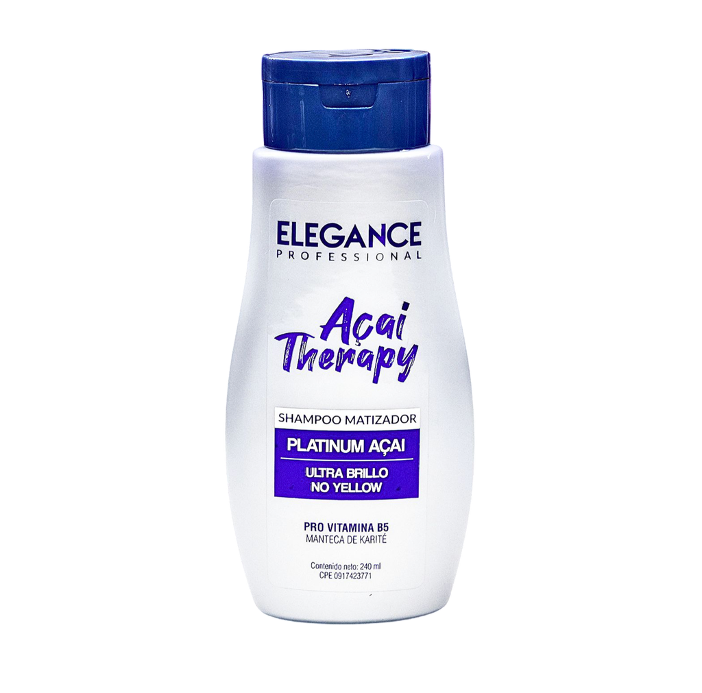 Shampoo Acai therapy  Elegance matizador, 240ml