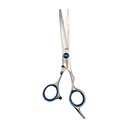 Tijera filo dulce plateada 6" 