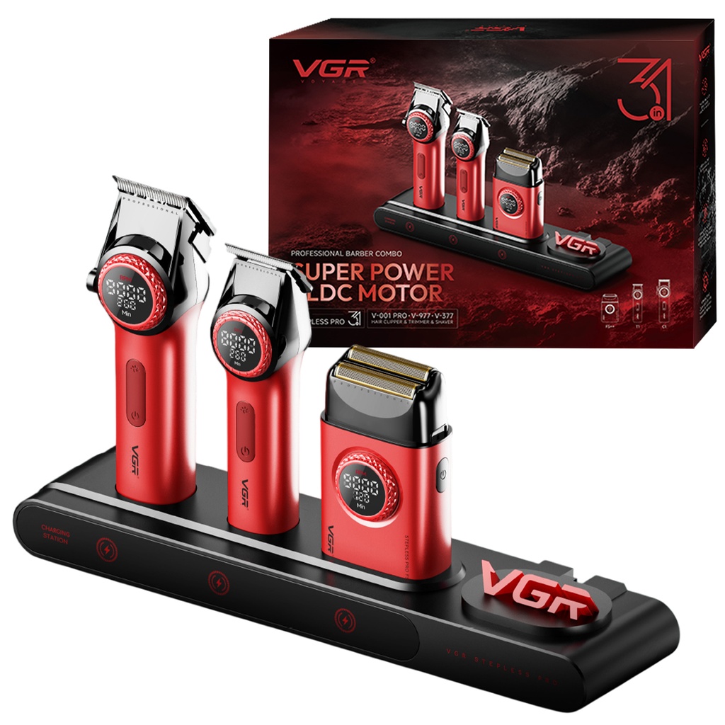 VGR 3 en 1 (001, 977, 377), Rojo