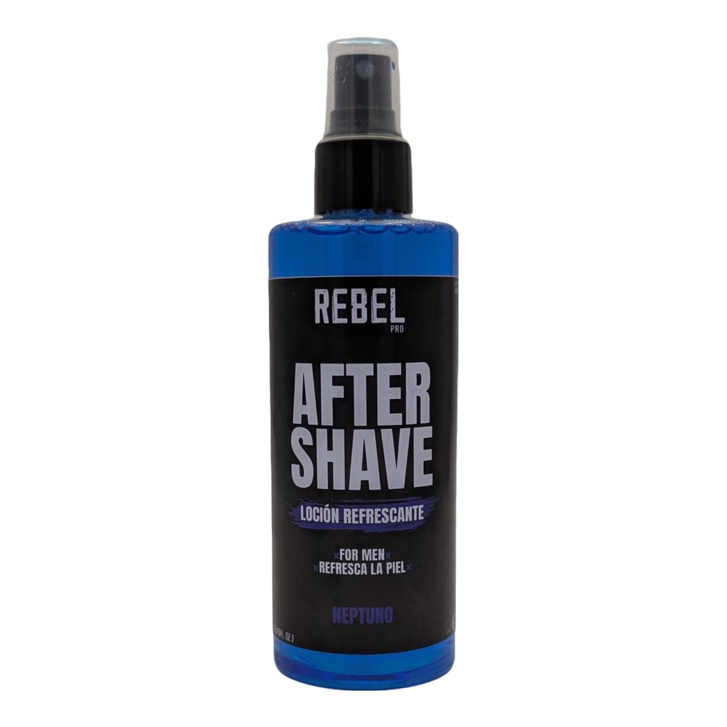 After shave Rebel 250ml, AZUL