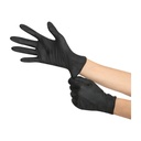 Guantes de Nitrilo negro detallado