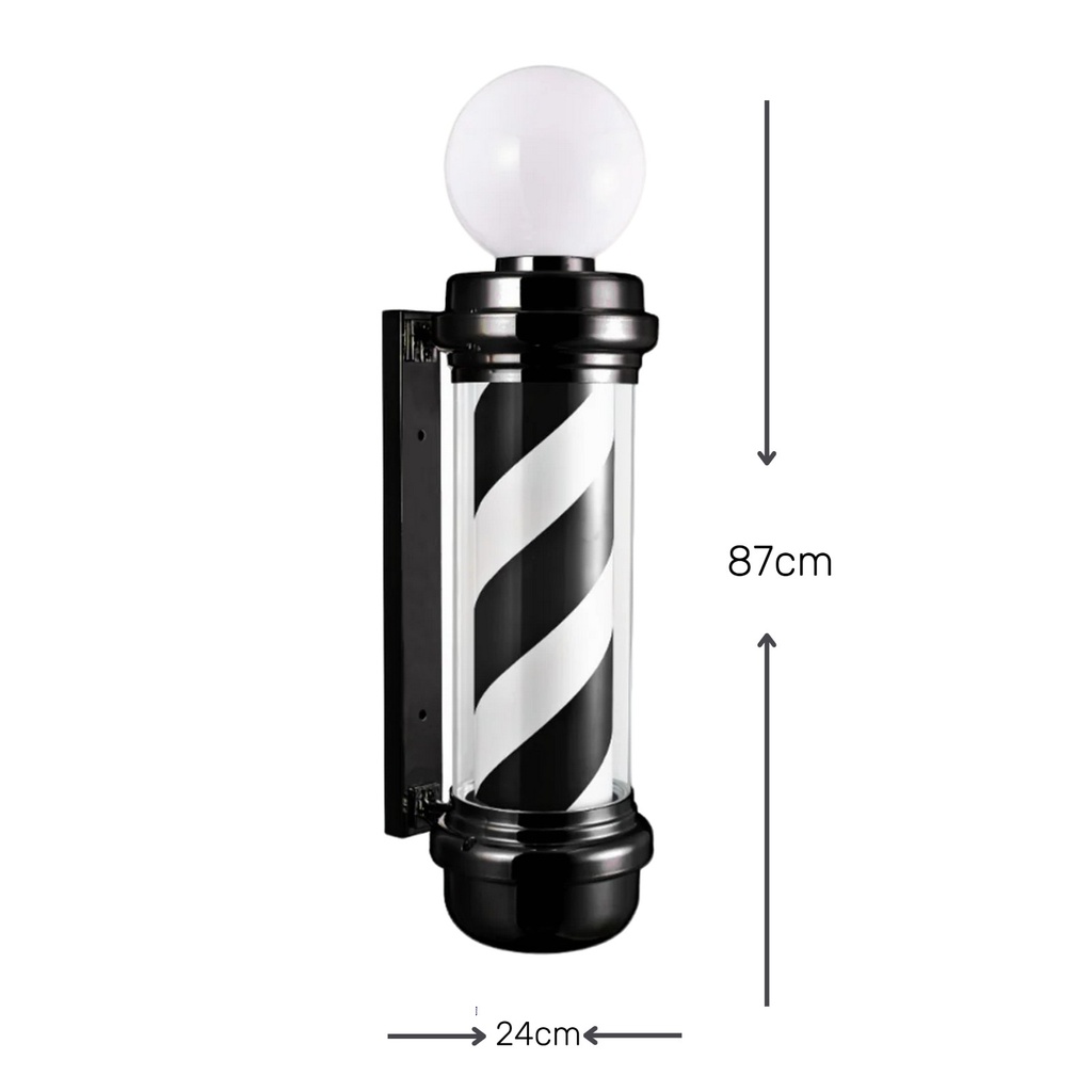 Poste deluxe 87cm, Negro - NEGRO 