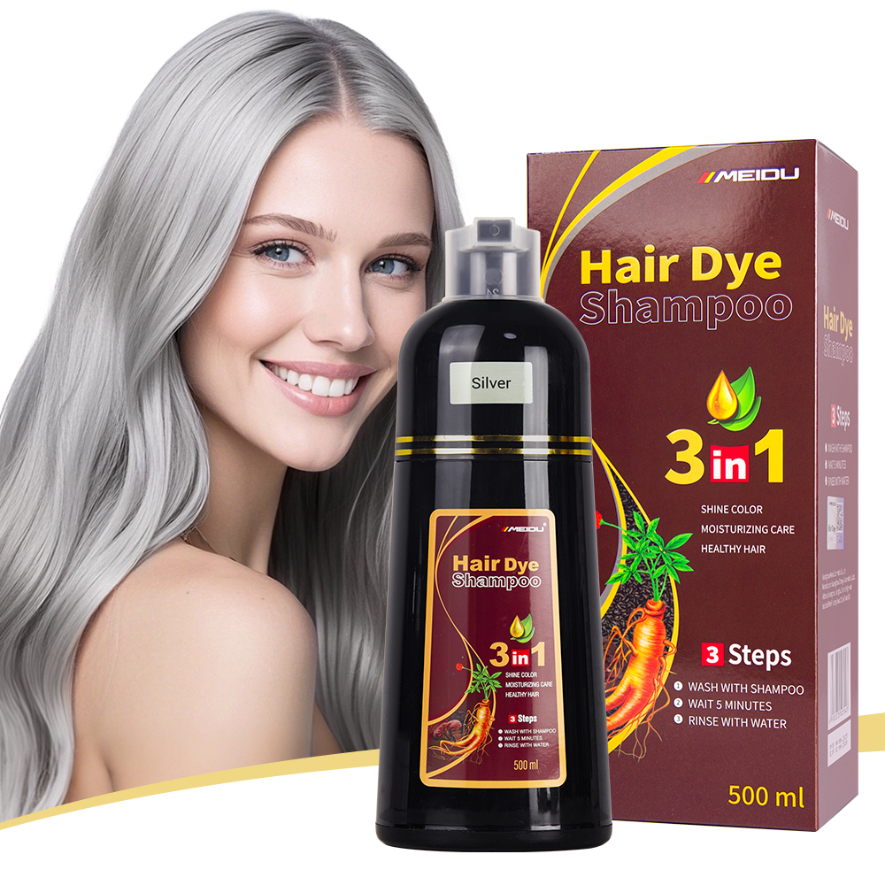 Shampoo cubre canas MEIDU 500ml, Silver