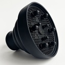 Difusor plegable para secador, negro