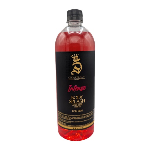 [5372] After shave 5 estrellas 1L, rojo