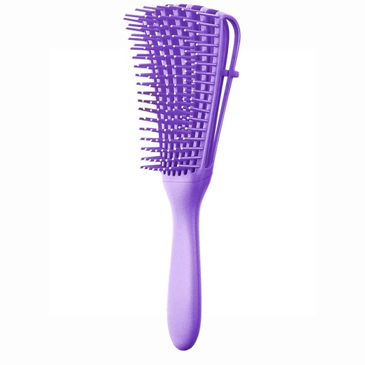 [6398] Cepillo flexible / cepillo de rizos, morado