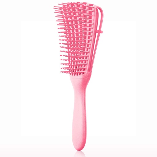 [4345] Cepillo flexible / cepillo de rizos, rosado