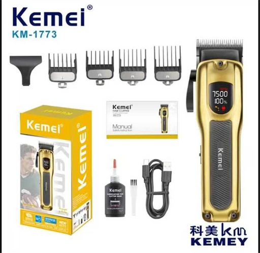 [5431] Kemei KM-1773 dorado, clipper