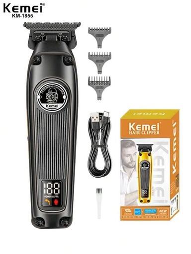 [5398] Kemei km-1855 negro, trimmer