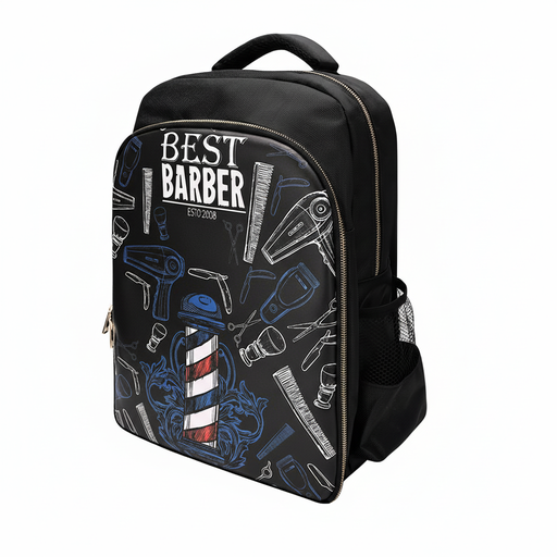 [4352] Morral barberia, best barber azul