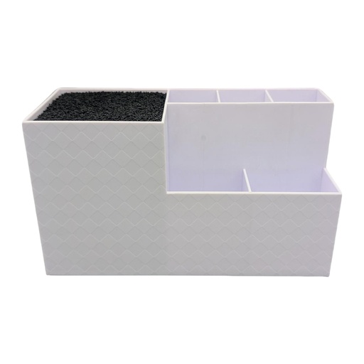 [4333] Organizador de tijeras/peines, blanco sin diseño