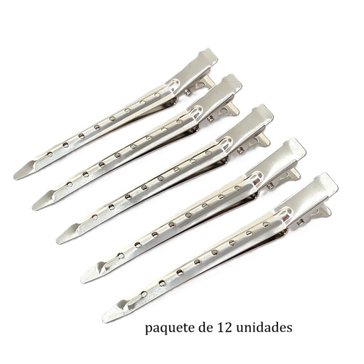[4324] Pinzas Metalicas 9cm (12pz)