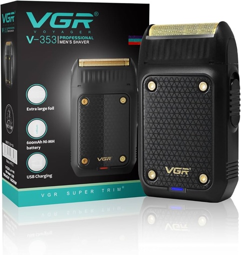 [4618] VGR V-353 negro, shaver