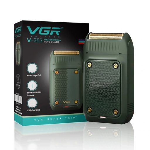 [4619] VGR V-353 verde, shaver