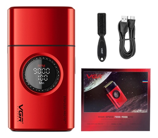 [4622] VGR V-377 rojo, shaver