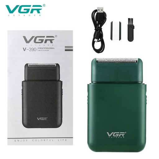 [4593] VGR V-390 negro, shaver