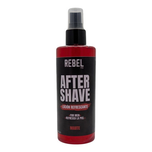 [6004] After shave Rebel 250ml, ROJO
