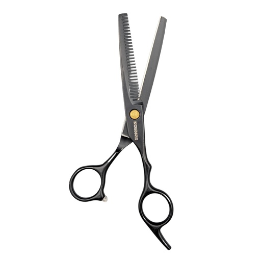 [9653] Tijera degrafilado negra 6" pulgadas 
