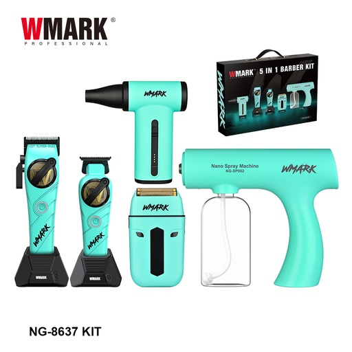 WMARK NG-8637 KIT 5 en 1, Verde agua