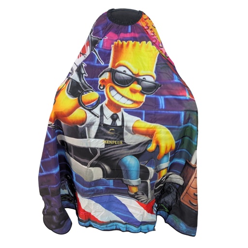 [09515] Capa Bart Simpson barber 09515